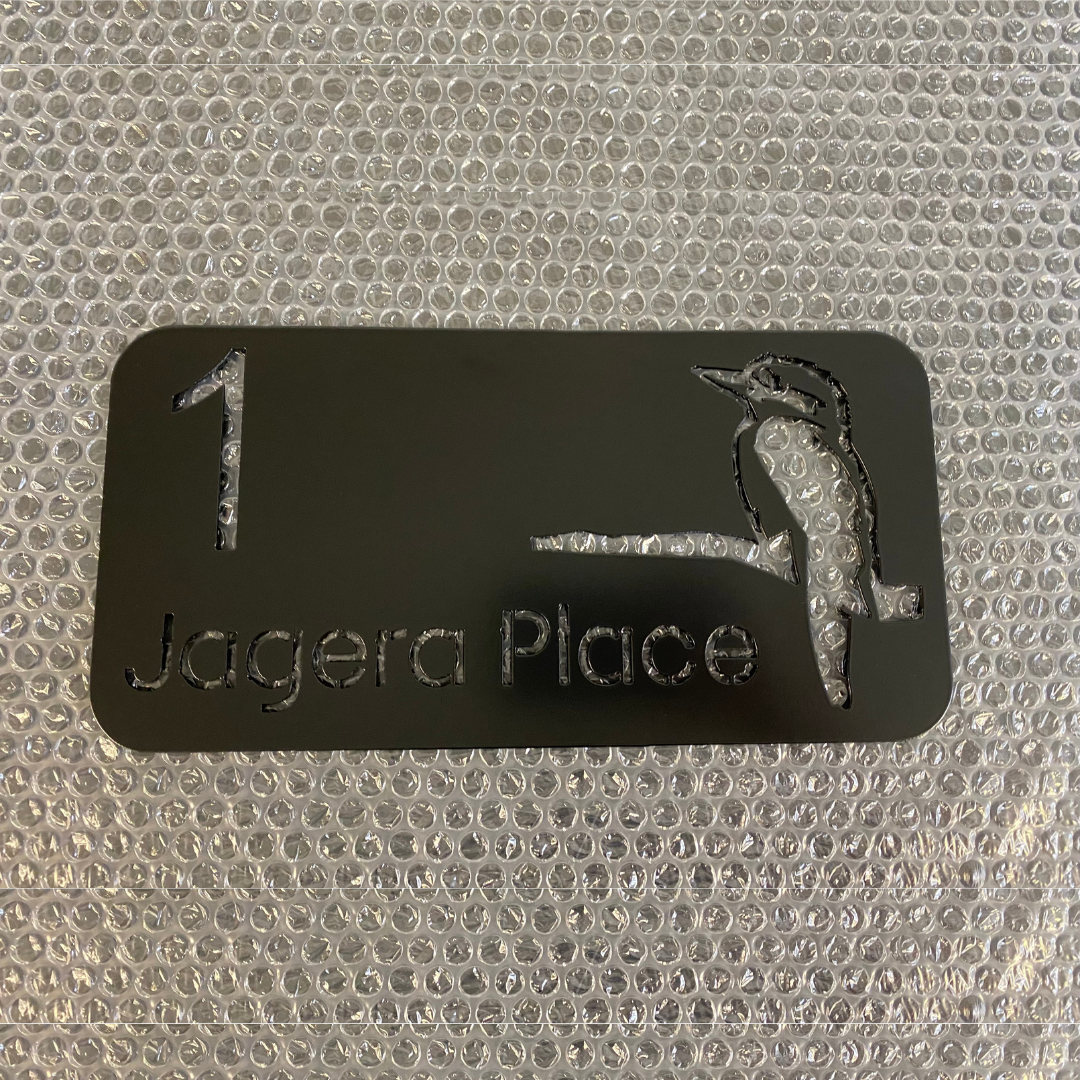 Kookaburra Address Sign