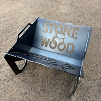 Original Collapsible Fire Pits - Stone & Wood