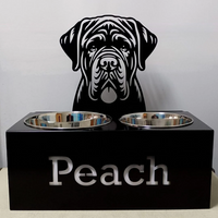 Personalized Dog Bowl Stands